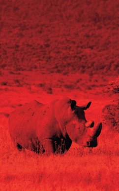 Alive! white rhino - Red dutotone - Photo Art Notebooks (5 x 8 series) - Jansson, Eva-Lotta