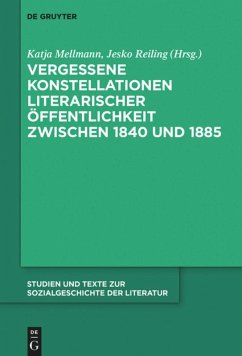 Vergessene Konstellationen literarischer Öffentlichkeit zwischen 1840 und 1885