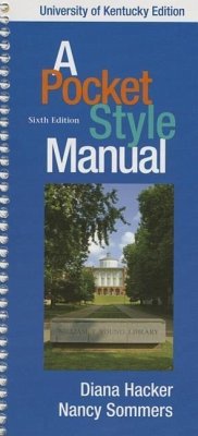 Cp Pocket Style Manual 6e University of Kentucky - Hacker, Diana; Sommers, Nancy