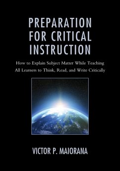 Preparation for Critical Instruction - Maiorana, Victor P.