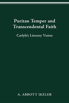 Puritan Temper and Transcendental Faith - Ikeler, A. Abbott