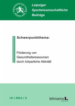 Cover Leipziger Sportwissenschaftliche Beiträge (eBook, PDF)