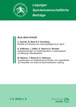 Leipziger Sportwissenschaftliche Beiträge (eBook, PDF)