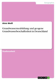 Grundwasserneubildung und geogene Grundwasserbeschaffenheit in Deutschland (eBook, PDF)