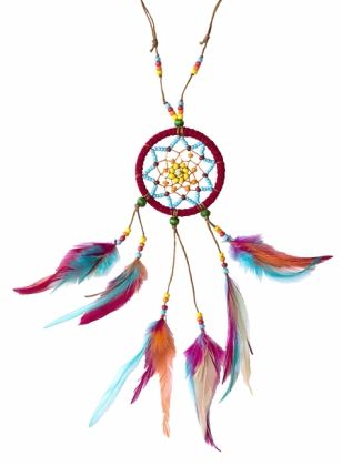 Halskette Traumfänger rot