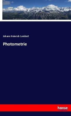 Photometrie (1760) - Lambert, Johann Heinrich