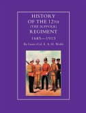 HISTORY OF THE 12th (THE SUFFOLK REGIMENT 1685-1913)