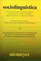 Sociolinguistica. Band 14 (2000) - Ammon, Ulrich / Mattheier, Klaus J. / Nelde, Peter H. (Bearb.)