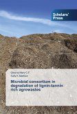 Microbial consortium in degradation of lignin-tannin rich agrowastes