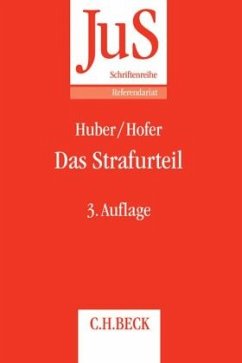 Das Strafurteil - Huber, Michael;Hofer, Johannes