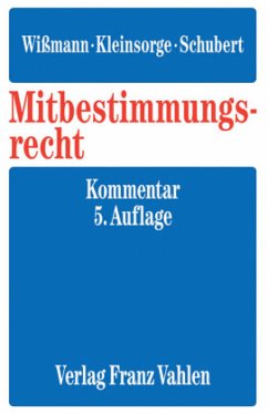 Mitbestimmungsrecht (MitbestR), Kommentar