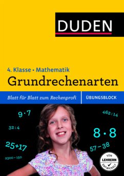Cover Grundrechenarten, 4. Klasse / Duden Einfach klasse in Mathematik, Übungsblock