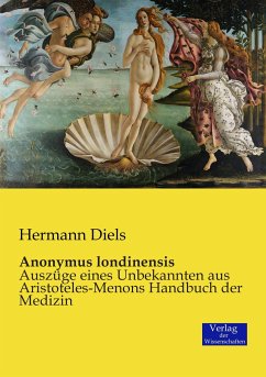 Anonymus londinensis - Diels, Hermann