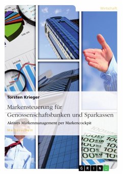 Markensteuerung für Genossenschaftsbanken und Sparkassen. Aktives Markenmanagement per Markencockpit - Krieger, Torsten