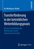 Transferförderung in der betrieblichen Weiterbildungspraxis (eBook, PDF)