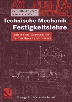 Technische Mechanik. Festigkeitslehre (eBook, PDF) - Richard, Hans Albert; Sander, Manuela