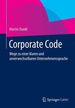 Corporate Code (eBook, PDF) - Dunkl, Martin
