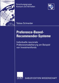 Preference-Based-Recommender-Systeme (eBook, PDF) - Schneider, Tobias