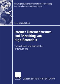 Internes Unternehmertum und Recruiting von High-Potentials (eBook, PDF) - Spickschen, Erik