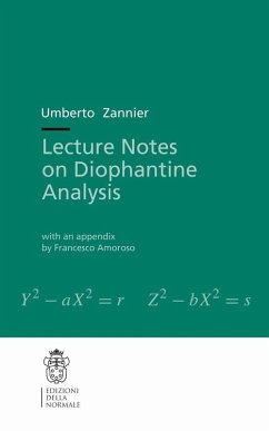 Lecture Notes on Diophantine Analysis (eBook, PDF) - Zannier, Umberto