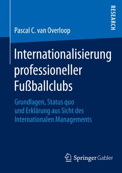 Internationalisierung professioneller Fußballclubs (eBook, PDF) - van Overloop, Pascal C.