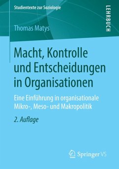 Cover Macht, Kontrolle und Entscheidungen in Organisationen (eBook, PDF)