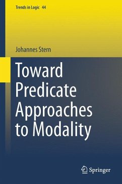 Toward Predicate Approaches to Modality (eBook, PDF) - Stern, Johannes