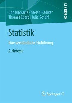 Statistik (eBook, PDF) - Kuckartz, Udo; Rädiker, Stefan; Ebert, Thomas; Schehl, Julia