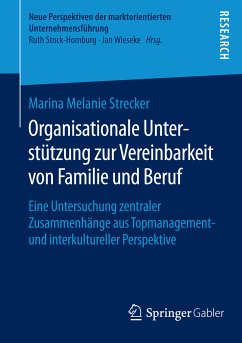 Organisationale Unterstützung zur Vereinbarkeit von Familie und Beruf (eBook, PDF) - Melanie Strecker, Marina