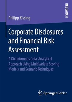 Corporate Disclosures and Financial Risk Assessment (eBook, PDF) - Kissing, Philipp