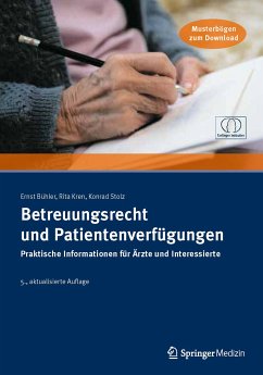 Betreuungsrecht und Patientenverfügungen (eBook, PDF) - Bühler, Ernst; Kren, Rita; Stolz, Konrad