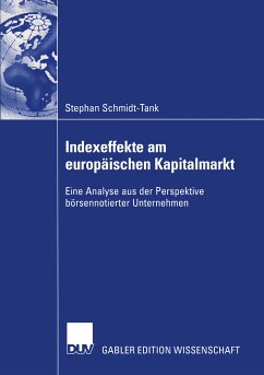 Indexeffekte am europäischen Kapitalmarkt (eBook, PDF) - Schmidt-Tank, Stephan