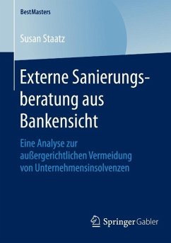 Cover Externe Sanierungsberatung aus Bankensicht (eBook, PDF)