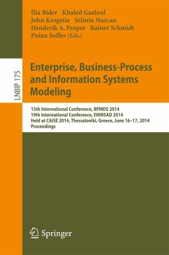 Enterprise, Business-Process and Information Systems Modeling (eBook, PDF)