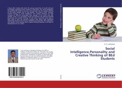 Social Intelligence,Personality and Creative Thinking of BEd Students