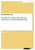 Die ABC/XYZ- Analyse. Strategien und Maßnahmen zur Bestandsoptimierung (eBook, PDF)