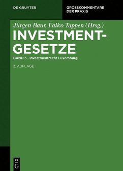 Cover Investmentrecht Luxemburg (eBook, PDF)