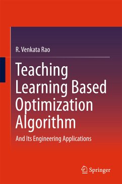 Teaching Learning Based Optimization Algorithm (eBook, PDF) - Rao, R. Venkata
