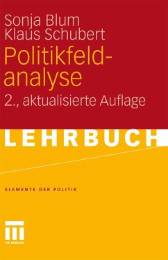 Politikfeldanalyse (eBook, PDF) - Blum, Sonja; Schubert, Klaus