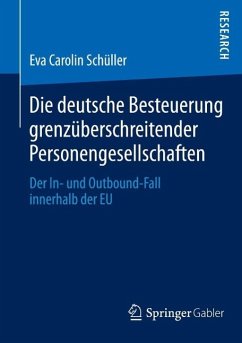 Die deutsche Besteuerung grenzüberschreitender Personengesellschaften (eBook, PDF) Cover Die deutsche Besteuerung grenzüberschreitender Personengesellschaften (eBook, PDF)