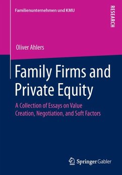 Family Firms and Private Equity (eBook, PDF) - Ahlers, Oliver