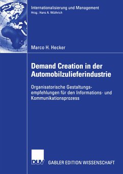 Demand Creation in der Automobilzulieferindustrie (eBook, PDF) - Hecker, Marco