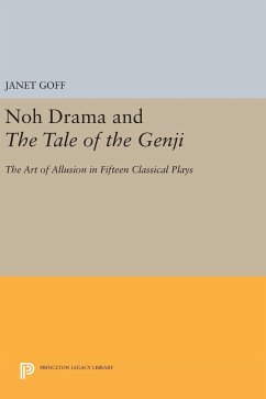 Noh Drama and The Tale of the Genji - Goff, Janet