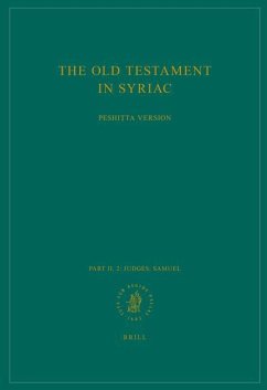 The Old Testament in Syriac According to the Peshiṭta Version, Part II Fasc. 2. Judges; Samuel