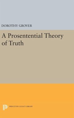 Cover A Prosentential Theory of Truth