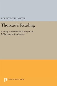 Thoreau's Reading - Sattelmeyer, Robert