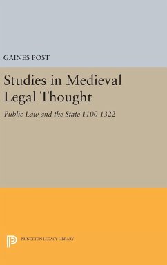 Studies in Medieval Legal Thought - Post, Gaines