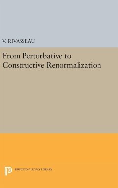 Cover From Perturbative to Constructive Renormalization
