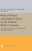 Role of Direct and Indirect Taxes in the Federal Reserve System