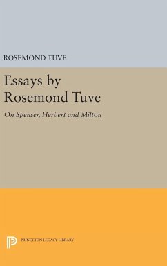 Essays by Rosemond Tuve - Tuve, Rosemond